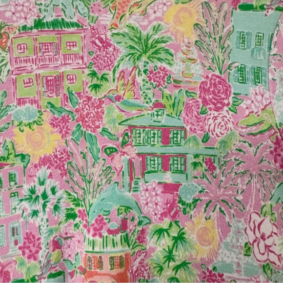 Little Snuggles Bamboo Tropical Floral Print Twirl Dress, Size 4 - Picture 7 of 10